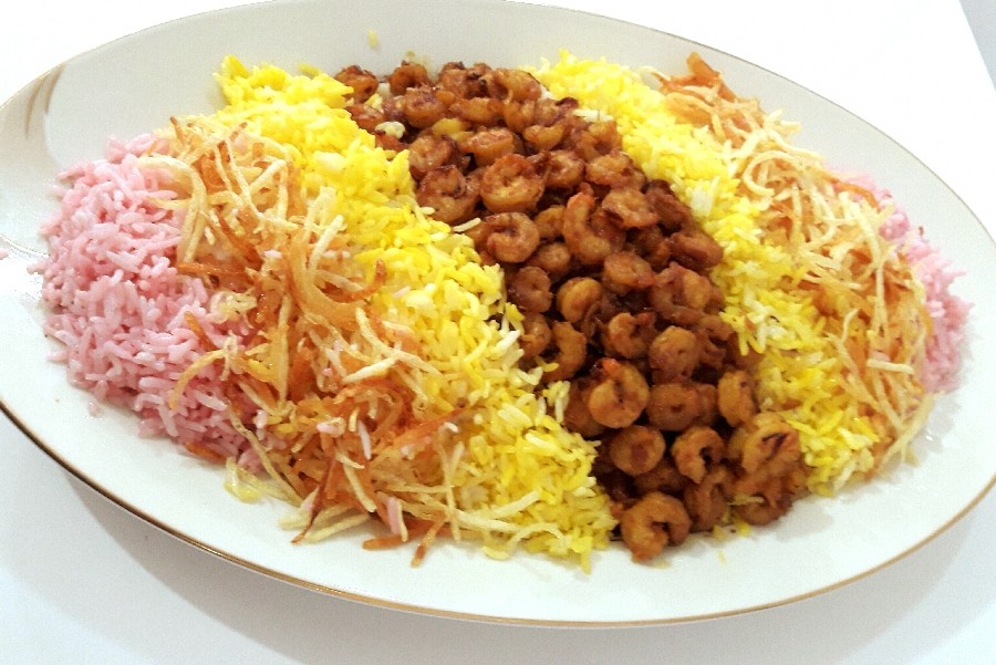 Best Local Food in Qeshm hawari with shrimp