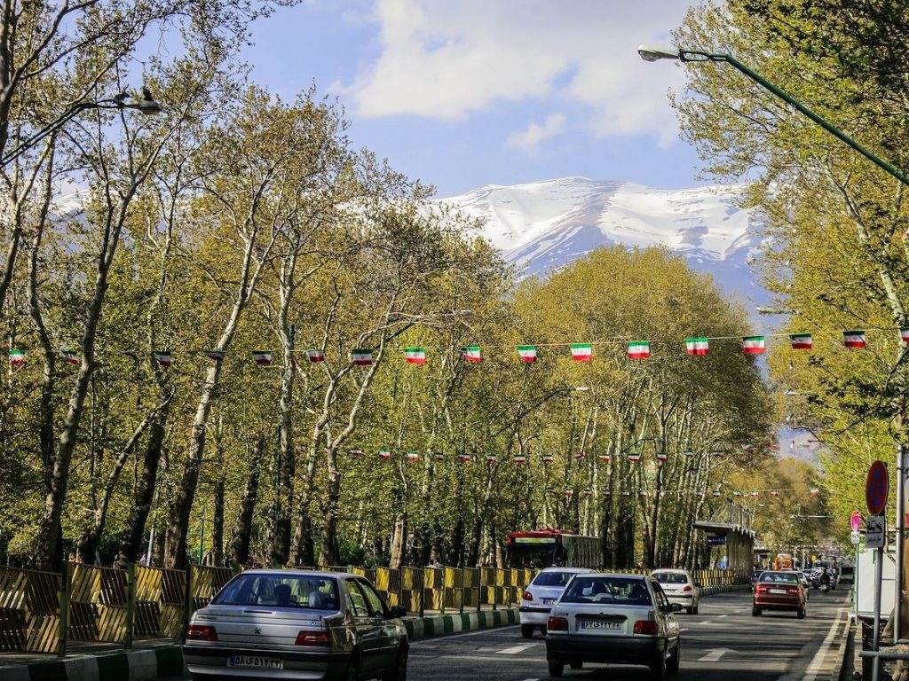 Backpackers in Tehran