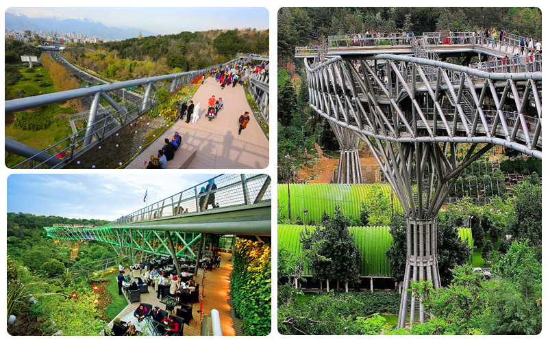 The Tabiat Bridge in Tehran, Iran